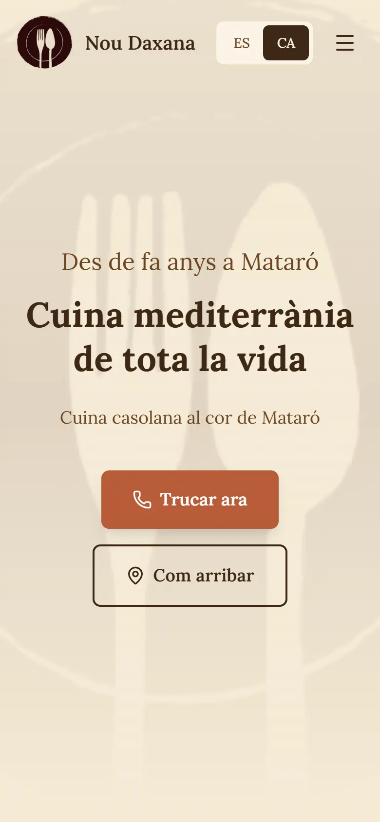 Noudaxana vista en un móvil